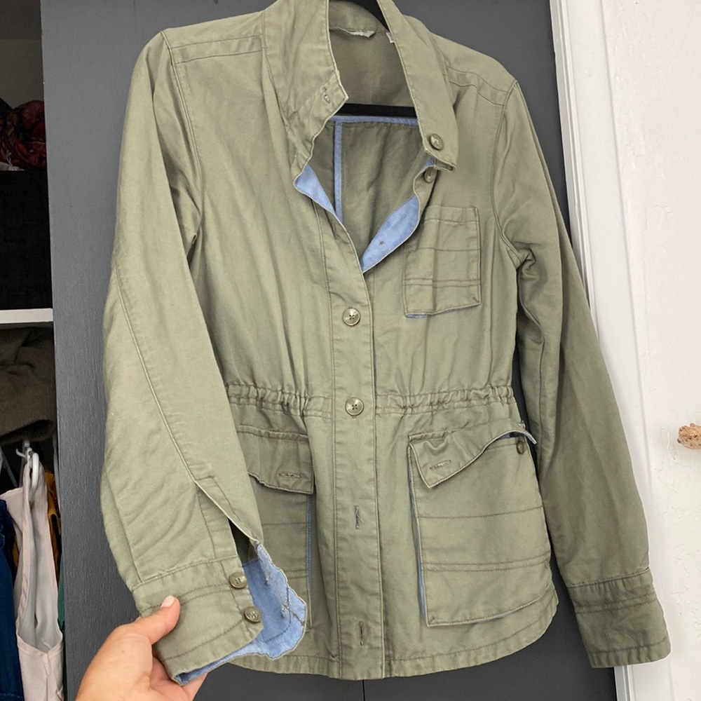 Toad and co green lights jacket